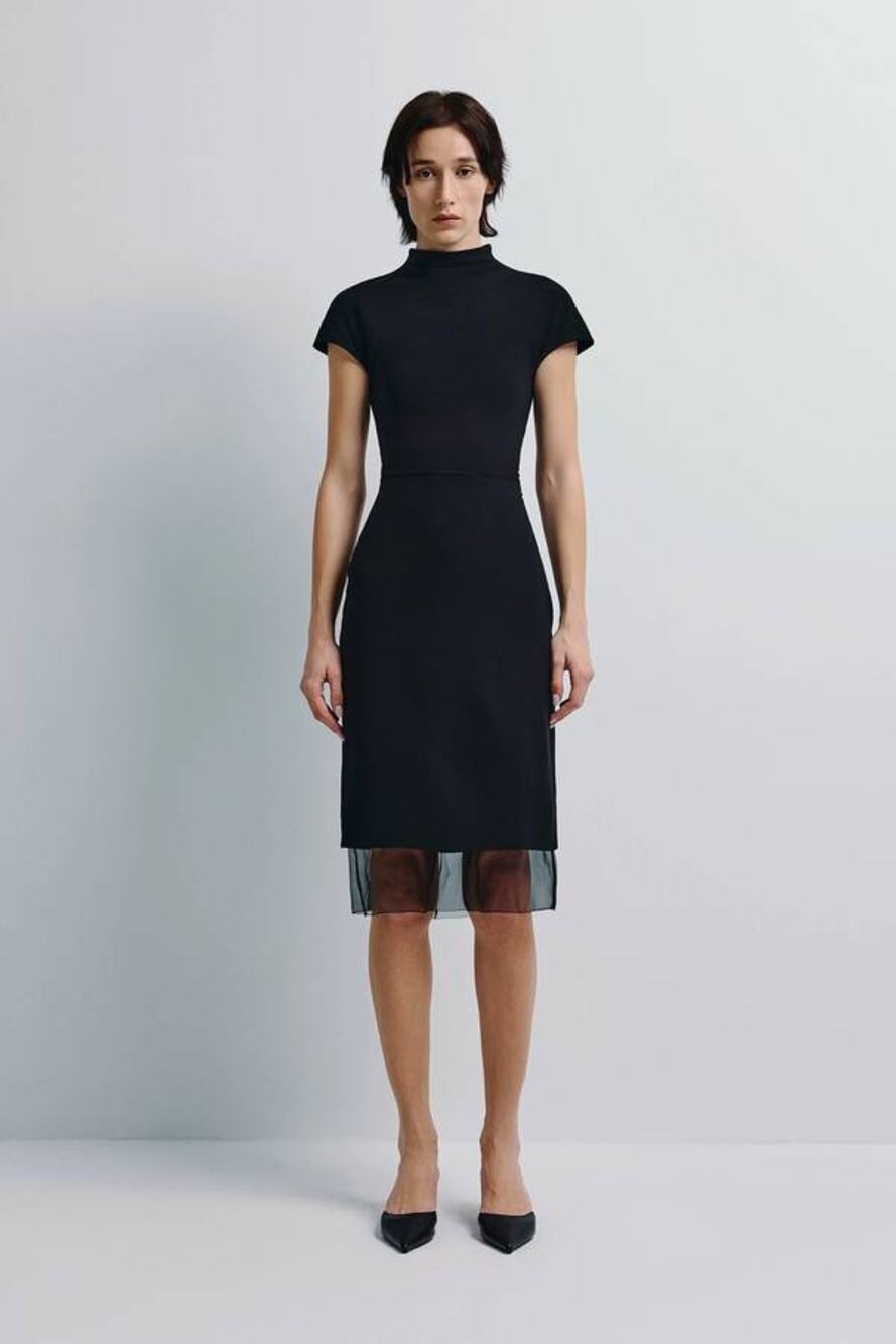 Rue Sophie Mille Pencil Skirt in Black S